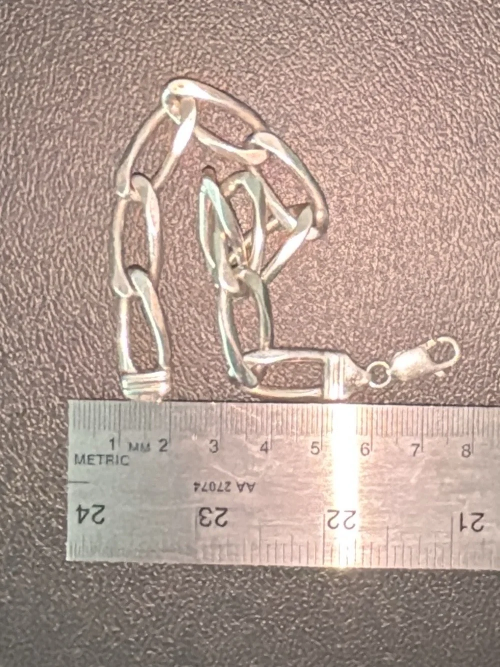 Large Link Sterling Silver BRACELET
